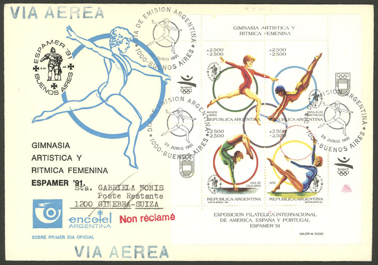 Lot 1316 - Argentina postal history -  Guillermo Jalil - Philatino Auction # 2332 ARGENTINA: General sale with lots at very low starts!