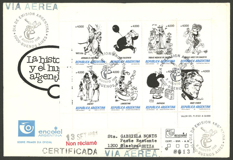 Lot 1317 - Argentina postal history -  Guillermo Jalil - Philatino Auction # 2332 ARGENTINA: General sale with lots at very low starts!