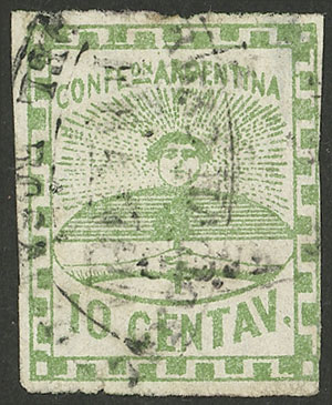 Lot 50 - Argentina confederation -  Guillermo Jalil - Philatino Auction # 2332 ARGENTINA: General sale with lots at very low starts!