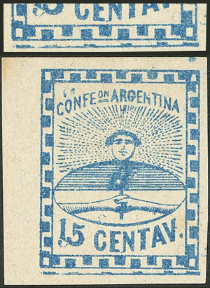 Lot 56 - Argentina confederation - Guillermo Jalil - Philatino Auction # 2332 ARGENTINA: General sale with lots at very low starts! Lot 56 - Argentina confederation - Guillermo Jalil - Philatino Auction # 2332 ARGENTINA: General sale with lots at very low starts!