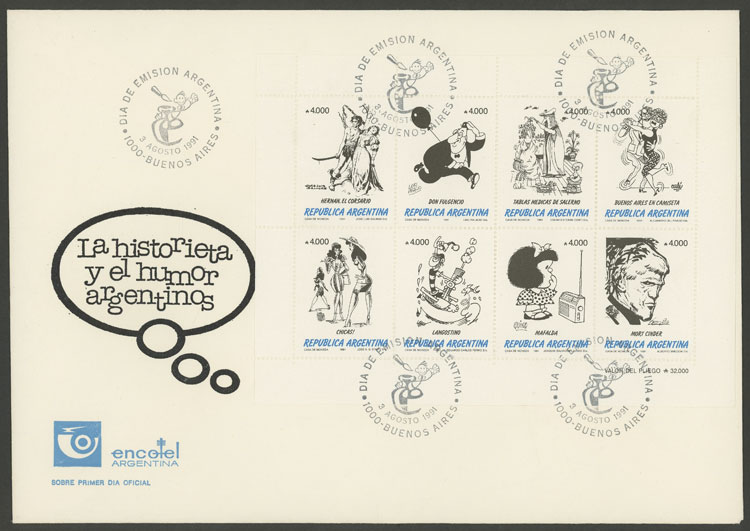 Lot 1171 - Argentina souvenir sheets - Guillermo Jalil - Philatino Auction # 2332 ARGENTINA: General sale with lots at very low starts! Lot 1171 - Argentina souvenir sheets - Guillermo Jalil - Philatino Auction # 2332 ARGENTINA: General sale with lots at very low starts!