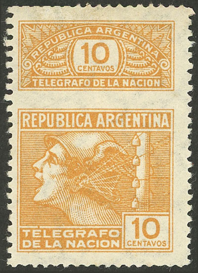 Lot 1212 - Argentina telegraph stamps -  Guillermo Jalil - Philatino Auction # 2332 ARGENTINA: General sale with lots at very low starts!