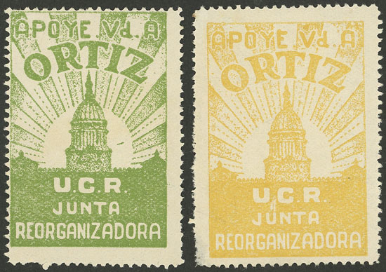 Lot 1374 - Argentina cinderellas - Guillermo Jalil - Philatino Auction # 2332 ARGENTINA: General sale with lots at very low starts! Lot 1374 - Argentina cinderellas - Guillermo Jalil - Philatino Auction # 2332 ARGENTINA: General sale with lots at very low starts!
