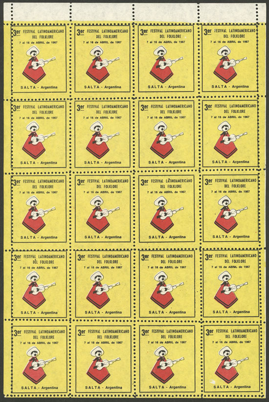 Lot 1377 - Argentina cinderellas - Guillermo Jalil - Philatino Auction # 2332 ARGENTINA: General sale with lots at very low starts! Lot 1377 - Argentina cinderellas - Guillermo Jalil - Philatino Auction # 2332 ARGENTINA: General sale with lots at very low starts!