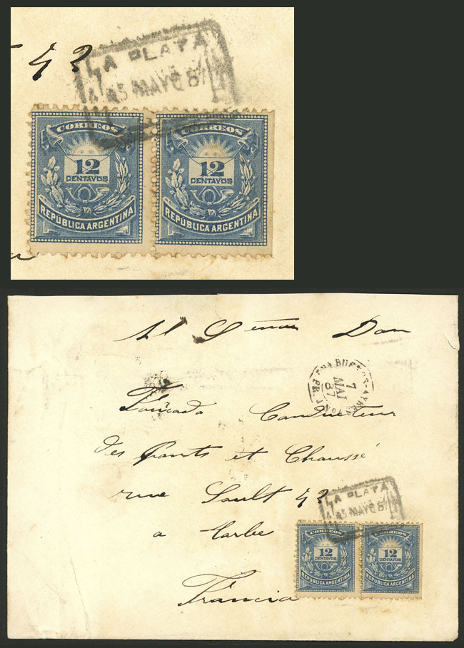 Lot 1227 - Argentina postal history -  Guillermo Jalil - Philatino Auction # 2332 ARGENTINA: General sale with lots at very low starts!