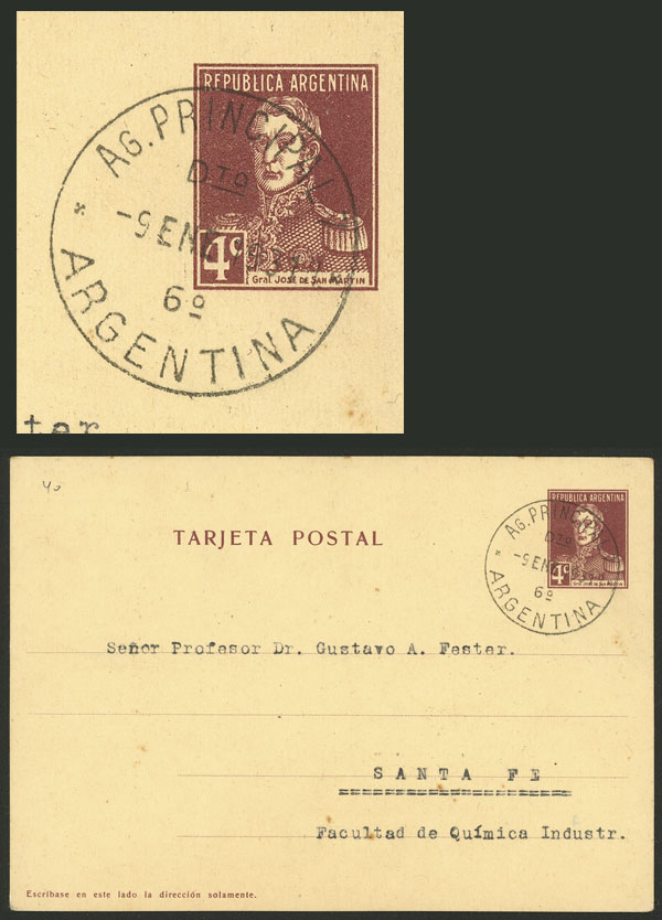 Lot 1245 - Argentina postal history -  Guillermo Jalil - Philatino Auction # 2332 ARGENTINA: General sale with lots at very low starts!