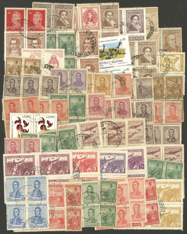 Lot 1345 - Argentina Lots and Collections - Guillermo Jalil - Philatino Auction # 2332 ARGENTINA: General sale with lots at very low starts! Lot 1345 - Argentina Lots and Collections - Guillermo Jalil - Philatino Auction # 2332 ARGENTINA: General sale with lots at very low starts!