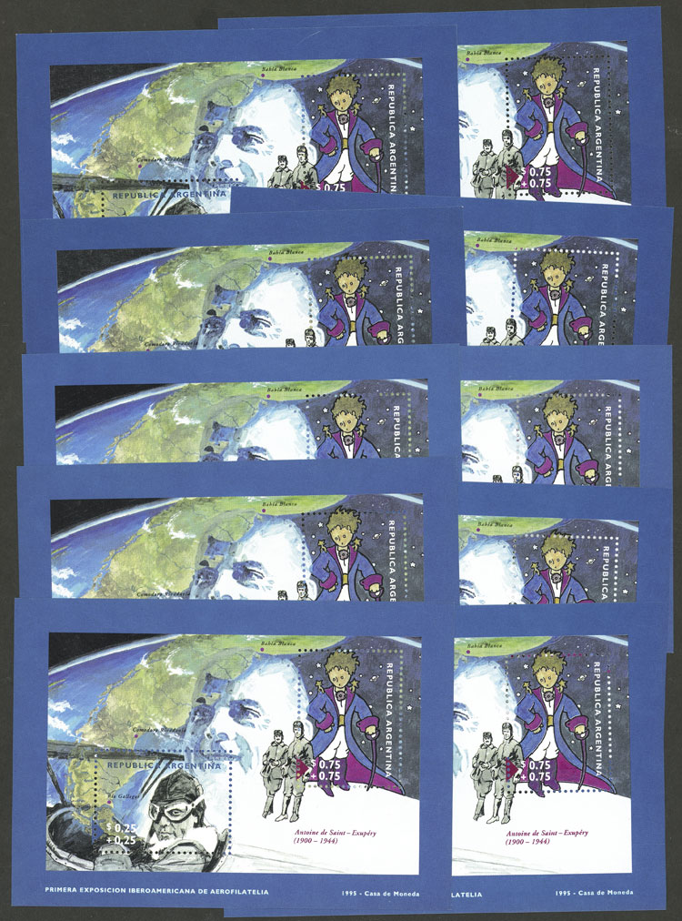Lot 1173 - Argentina souvenir sheets - Guillermo Jalil - Philatino Auction # 2332 ARGENTINA: General sale with lots at very low starts! Lot 1173 - Argentina souvenir sheets - Guillermo Jalil - Philatino Auction # 2332 ARGENTINA: General sale with lots at very low starts!