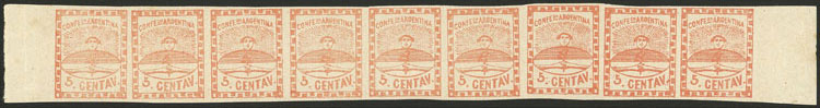 Lot 49 - Argentina confederation -  Guillermo Jalil - Philatino Auction # 2332 ARGENTINA: General sale with lots at very low starts!