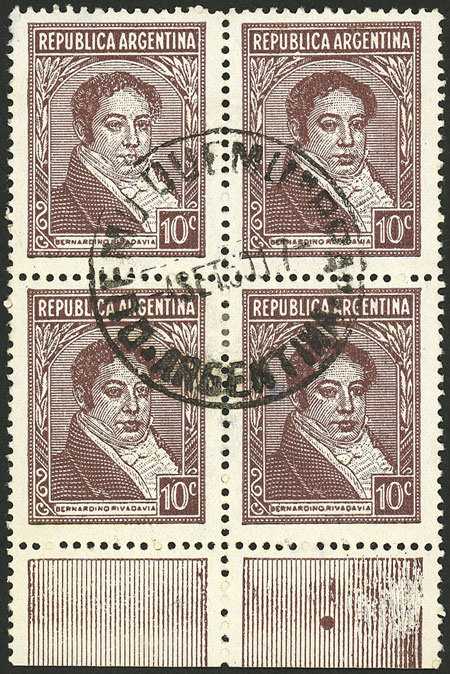 Lot 518 - Argentina general issues -  Guillermo Jalil - Philatino Auction # 2332 ARGENTINA: General sale with lots at very low starts!