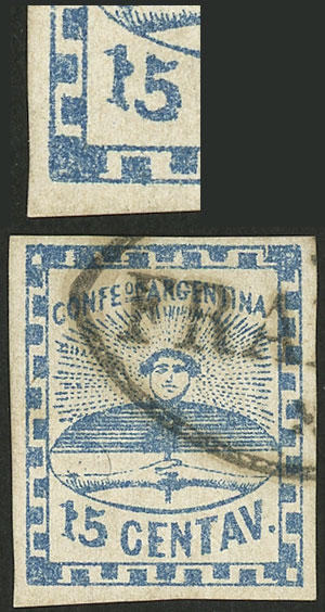 Lot 54 - Argentina confederation - Guillermo Jalil - Philatino Auction # 2332 ARGENTINA: General sale with lots at very low starts! Lot 54 - Argentina confederation - Guillermo Jalil - Philatino Auction # 2332 ARGENTINA: General sale with lots at very low starts!