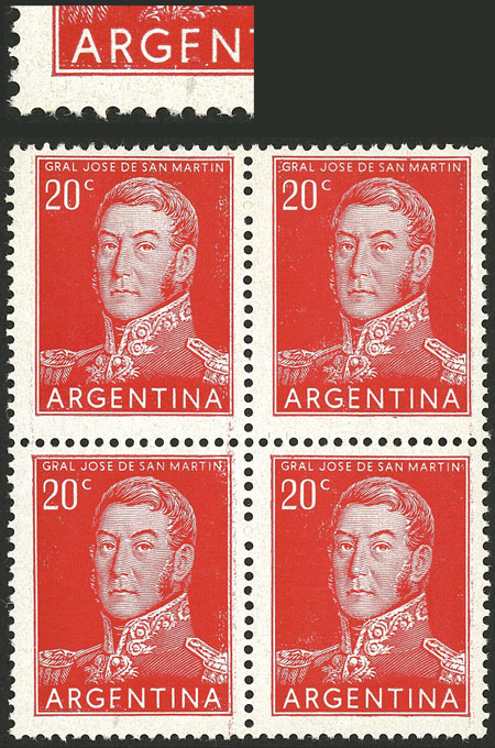 Lot 764 - Argentina general issues -  Guillermo Jalil - Philatino Auction # 2332 ARGENTINA: General sale with lots at very low starts!