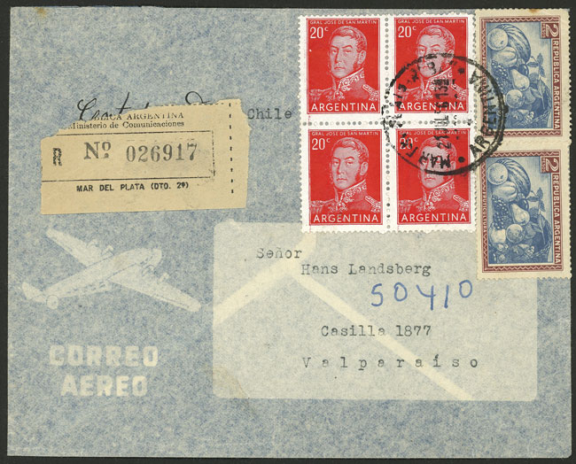 Lot 1277 - Argentina postal history - Guillermo Jalil - Philatino Auction # 2332 ARGENTINA: General sale with lots at very low starts! Lot 1277 - Argentina postal history - Guillermo Jalil - Philatino Auction # 2332 ARGENTINA: General sale with lots at very low starts!