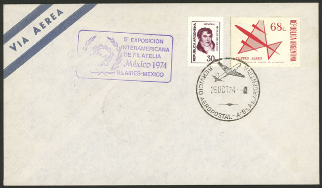 Lot 1299 - Argentina postal history - Guillermo Jalil - Philatino Auction # 2332 ARGENTINA: General sale with lots at very low starts! Lot 1299 - Argentina postal history - Guillermo Jalil - Philatino Auction # 2332 ARGENTINA: General sale with lots at very low starts!