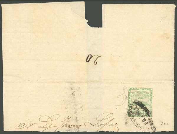 Lot 52 - Argentina confederation - Guillermo Jalil - Philatino Auction # 2332 ARGENTINA: General sale with lots at very low starts! Lot 52 - Argentina confederation - Guillermo Jalil - Philatino Auction # 2332 ARGENTINA: General sale with lots at very low starts!