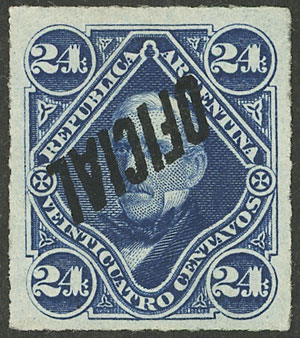 Lot 1193 - Argentina official stamps -  Guillermo Jalil - Philatino Auction # 2332 ARGENTINA: General sale with lots at very low starts!