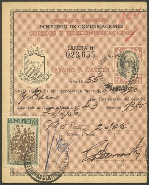 Lot 1221 - Argentina Postal stationery -  Guillermo Jalil - Philatino Auction # 2332 ARGENTINA: General sale with lots at very low starts!