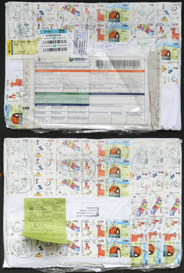 Lot 1322 - Argentina postal history -  Guillermo Jalil - Philatino Auction # 2332 ARGENTINA: General sale with lots at very low starts!