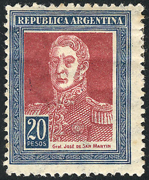 Lot 384 - Argentina general issues -  Guillermo Jalil - Philatino Auction # 2332 ARGENTINA: General sale with lots at very low starts!
