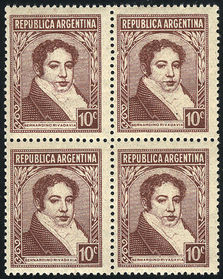 Lot 523 - Argentina general issues -  Guillermo Jalil - Philatino Auction # 2332 ARGENTINA: General sale with lots at very low starts!