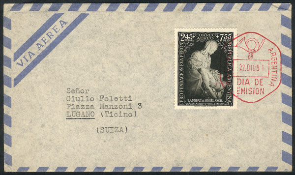 Lot 1139 - Argentina airmail - Guillermo Jalil - Philatino Auction # 2332 ARGENTINA: General sale with lots at very low starts! Lot 1139 - Argentina airmail - Guillermo Jalil - Philatino Auction # 2332 ARGENTINA: General sale with lots at very low starts!