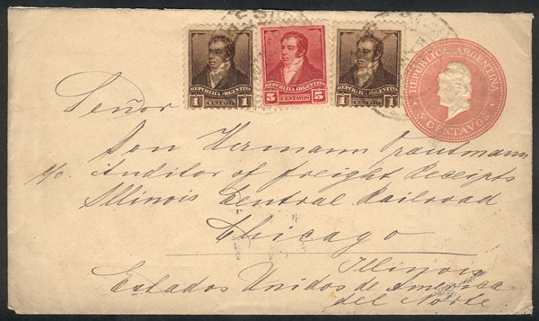 Lot 1230 - Argentina postal history -  Guillermo Jalil - Philatino Auction # 2332 ARGENTINA: General sale with lots at very low starts!