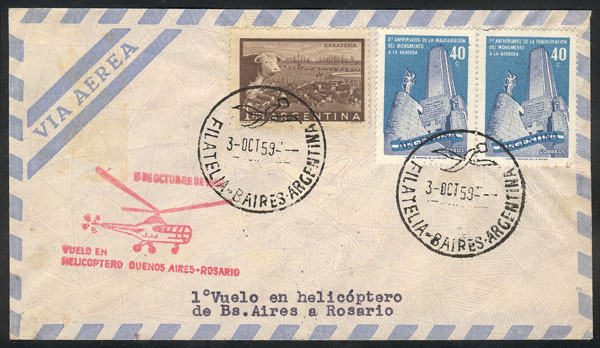 Lot 1280 - Argentina postal history - Guillermo Jalil - Philatino Auction # 2332 ARGENTINA: General sale with lots at very low starts! Lot 1280 - Argentina postal history - Guillermo Jalil - Philatino Auction # 2332 ARGENTINA: General sale with lots at very low starts!