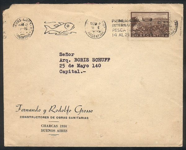 Lot 1282 - Argentina postal history - Guillermo Jalil - Philatino Auction # 2332 ARGENTINA: General sale with lots at very low starts! Lot 1282 - Argentina postal history - Guillermo Jalil - Philatino Auction # 2332 ARGENTINA: General sale with lots at very low starts!