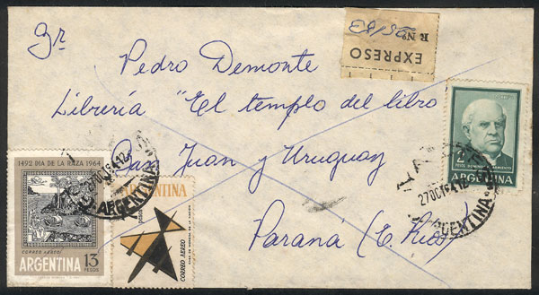 Lot 1290 - Argentina postal history - Guillermo Jalil - Philatino Auction # 2332 ARGENTINA: General sale with lots at very low starts! Lot 1290 - Argentina postal history - Guillermo Jalil - Philatino Auction # 2332 ARGENTINA: General sale with lots at very low starts!