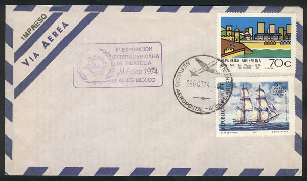 Lot 1298 - Argentina postal history - Guillermo Jalil - Philatino Auction # 2332 ARGENTINA: General sale with lots at very low starts! Lot 1298 - Argentina postal history - Guillermo Jalil - Philatino Auction # 2332 ARGENTINA: General sale with lots at very low starts!