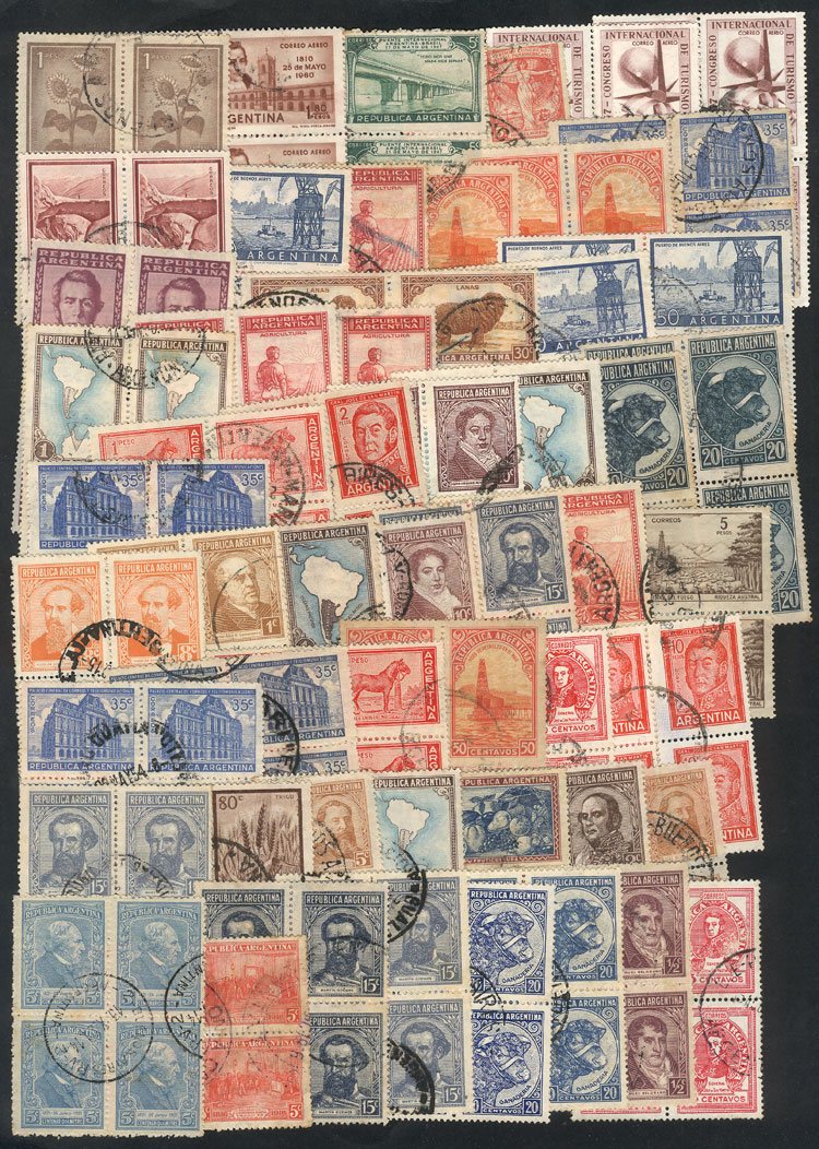 Lot 1350 - Argentina Lots and Collections - Guillermo Jalil - Philatino Auction # 2332 ARGENTINA: General sale with lots at very low starts! Lot 1350 - Argentina Lots and Collections - Guillermo Jalil - Philatino Auction # 2332 ARGENTINA: General sale with lots at very low starts!