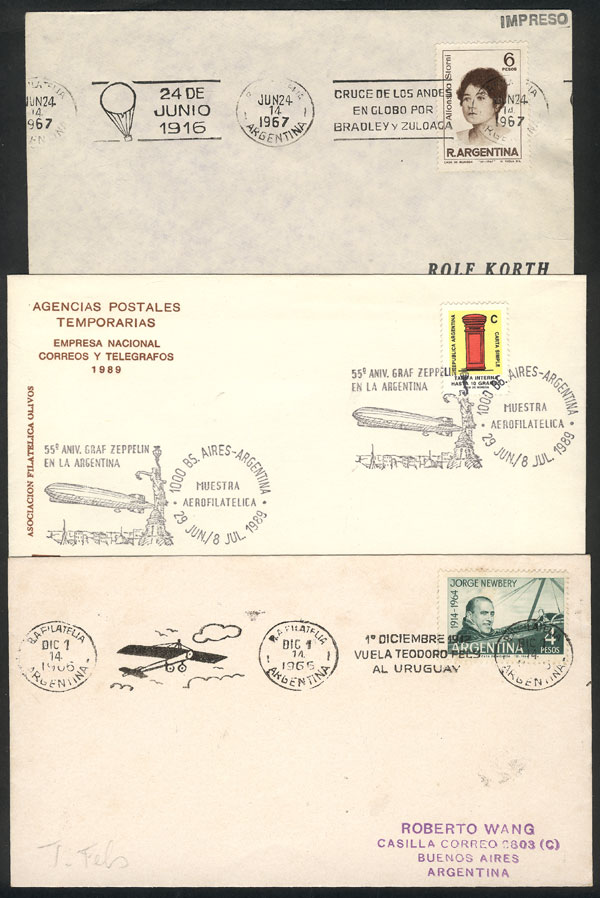 Lot 1258 - Argentina postal history -  Guillermo Jalil - Philatino Auction # 2332 ARGENTINA: General sale with lots at very low starts!
