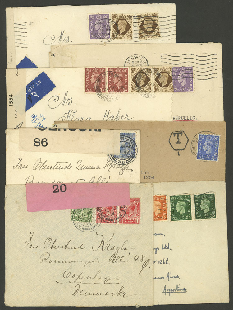 Stamp Auction - Great Britain postal history - Auction # 2333 WORLDWIDE ...