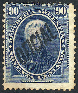 Lot 1187 - Argentina official stamps - Guillermo Jalil - Philatino Auction # 2335 ARGENTINA: General auction with very good material and very low starts! Lot 1187 - Argentina official stamps - Guillermo Jalil - Philatino Auction # 2335 ARGENTINA: General auction with very good material and very low starts!