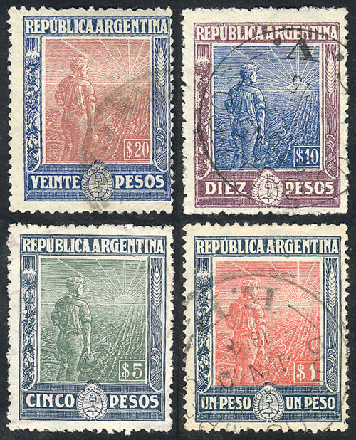 Lot 248 - Argentina general issues -  Guillermo Jalil - Philatino Auction # 2335 ARGENTINA: General auction with very good material and very low starts!