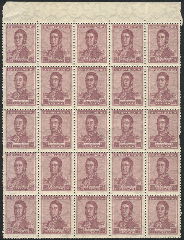Lot 283 - Argentina general issues -  Guillermo Jalil - Philatino Auction # 2335 ARGENTINA: General auction with very good material and very low starts!