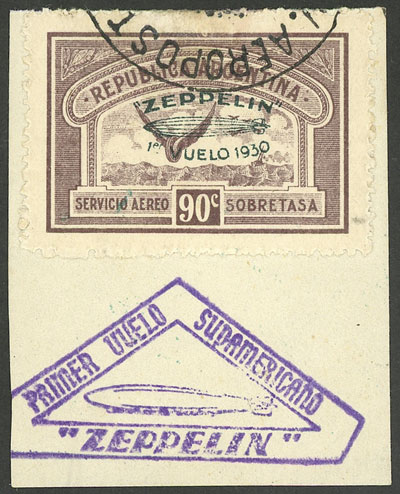 Lot 1080 - Argentina airmail -  Guillermo Jalil - Philatino Auction # 2335 ARGENTINA: General auction with very good material and very low starts!
