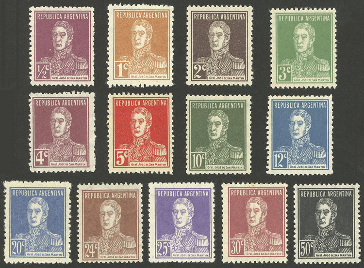 Lot 293 - Argentina general issues -  Guillermo Jalil - Philatino Auction # 2335 ARGENTINA: General auction with very good material and very low starts!