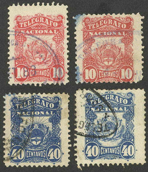 Lot 1274 - Argentina telegraph stamps - Guillermo Jalil - Philatino Auction # 2335 ARGENTINA: General auction with very good material and very low starts! Lot 1274 - Argentina telegraph stamps - Guillermo Jalil - Philatino Auction # 2335 ARGENTINA: General auction with very good material and very low starts!