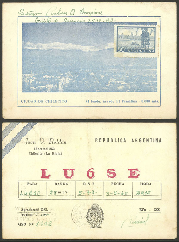 Lot 1405 - Argentina postal history - Guillermo Jalil - Philatino Auction # 2335 ARGENTINA: General auction with very good material and very low starts! Lot 1405 - Argentina postal history - Guillermo Jalil - Philatino Auction # 2335 ARGENTINA: General auction with very good material and very low starts!