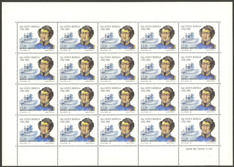 Lot 1010 - Argentina general issues - Guillermo Jalil - Philatino Auction # 2335 ARGENTINA: General auction with very good material and very low starts! Lot 1010 - Argentina general issues - Guillermo Jalil - Philatino Auction # 2335 ARGENTINA: General auction with very good material and very low starts!