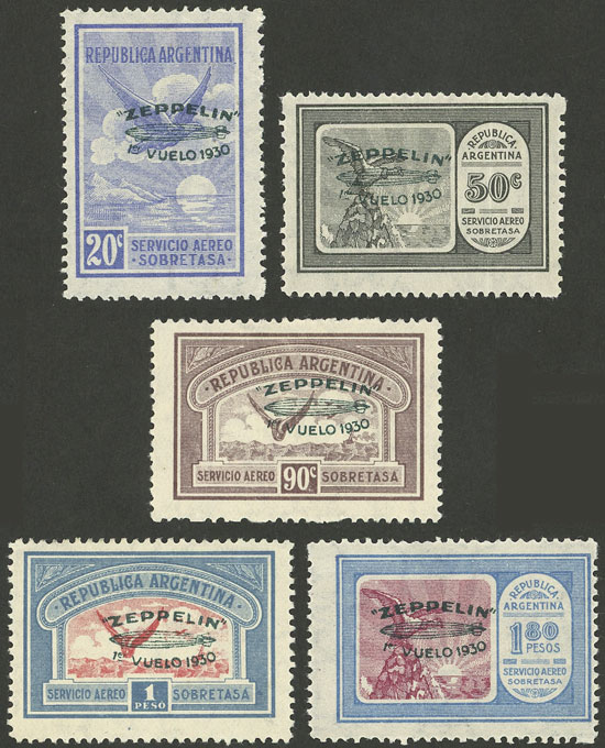 Lot 1078 - Argentina airmail -  Guillermo Jalil - Philatino Auction # 2335 ARGENTINA: General auction with very good material and very low starts!