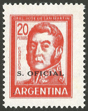Lot 1253 - Argentina official stamps - Guillermo Jalil - Philatino Auction # 2335 ARGENTINA: General auction with very good material and very low starts! Lot 1253 - Argentina official stamps - Guillermo Jalil - Philatino Auction # 2335 ARGENTINA: General auction with very good material and very low starts!