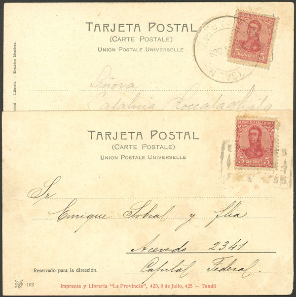 Lot 1352 - Argentina postal history - Guillermo Jalil - Philatino Auction # 2335 ARGENTINA: General auction with very good material and very low starts! Lot 1352 - Argentina postal history - Guillermo Jalil - Philatino Auction # 2335 ARGENTINA: General auction with very good material and very low starts!