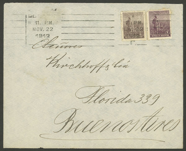 Lot 1355 - Argentina postal history - Guillermo Jalil - Philatino Auction # 2335 ARGENTINA: General auction with very good material and very low starts! Lot 1355 - Argentina postal history - Guillermo Jalil - Philatino Auction # 2335 ARGENTINA: General auction with very good material and very low starts!