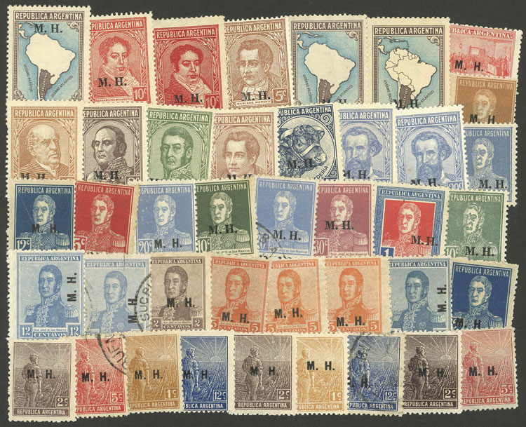 Lot 1263 - Argentina OFFICIAL STAMPS - LOTS - Guillermo Jalil - Philatino Auction # 2335 ARGENTINA: General auction with very good material and very low starts! Lot 1263 - Argentina OFFICIAL STAMPS - LOTS - Guillermo Jalil - Philatino Auction # 2335 ARGENTINA: General auction with very good material and very low starts!