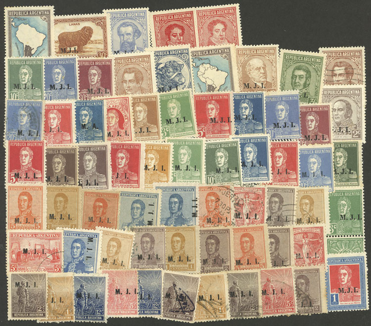 Lot 1259 - Argentina OFFICIAL STAMPS - LOTS - Guillermo Jalil - Philatino Auction # 2335 ARGENTINA: General auction with very good material and very low starts! Lot 1259 - Argentina OFFICIAL STAMPS - LOTS - Guillermo Jalil - Philatino Auction # 2335 ARGENTINA: General auction with very good material and very low starts!