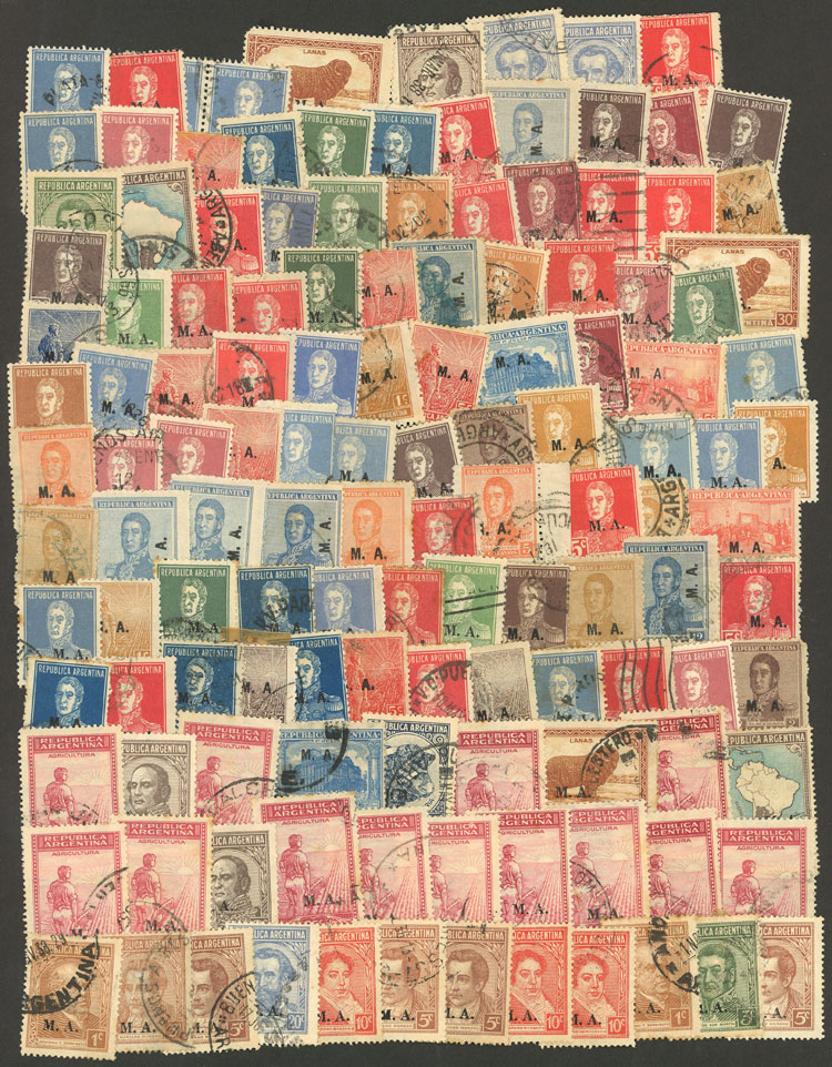 Lot 1264 - Argentina OFFICIAL STAMPS - LOTS - Guillermo Jalil - Philatino Auction # 2335 ARGENTINA: General auction with very good material and very low starts! Lot 1264 - Argentina OFFICIAL STAMPS - LOTS - Guillermo Jalil - Philatino Auction # 2335 ARGENTINA: General auction with very good material and very low starts!