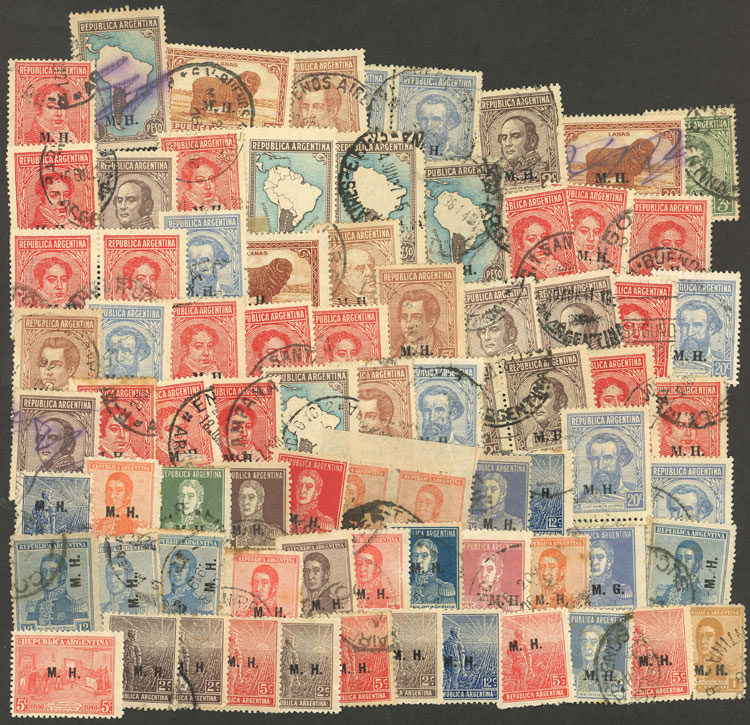 Lot 1269 - Argentina OFFICIAL STAMPS - LOTS - Guillermo Jalil - Philatino Auction # 2335 ARGENTINA: General auction with very good material and very low starts! Lot 1269 - Argentina OFFICIAL STAMPS - LOTS - Guillermo Jalil - Philatino Auction # 2335 ARGENTINA: General auction with very good material and very low starts!
