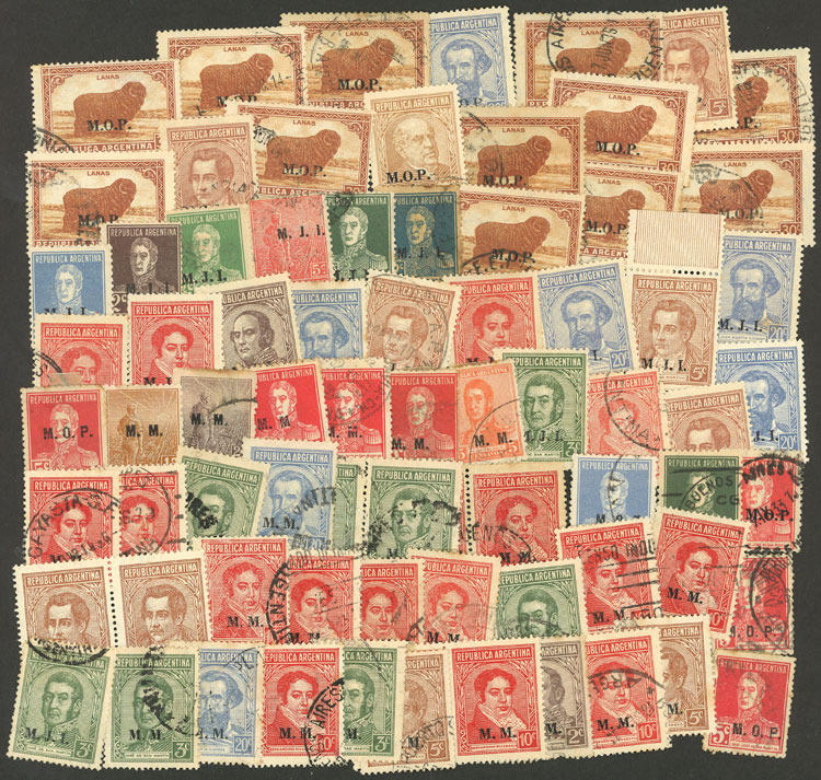 Lot 1270 - Argentina OFFICIAL STAMPS - LOTS - Guillermo Jalil - Philatino Auction # 2335 ARGENTINA: General auction with very good material and very low starts! Lot 1270 - Argentina OFFICIAL STAMPS - LOTS - Guillermo Jalil - Philatino Auction # 2335 ARGENTINA: General auction with very good material and very low starts!